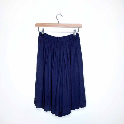 vintage steilmann ultra high rise pleated trouser shorts - size small