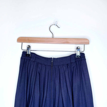 vintage steilmann ultra high rise pleated trouser shorts - size small