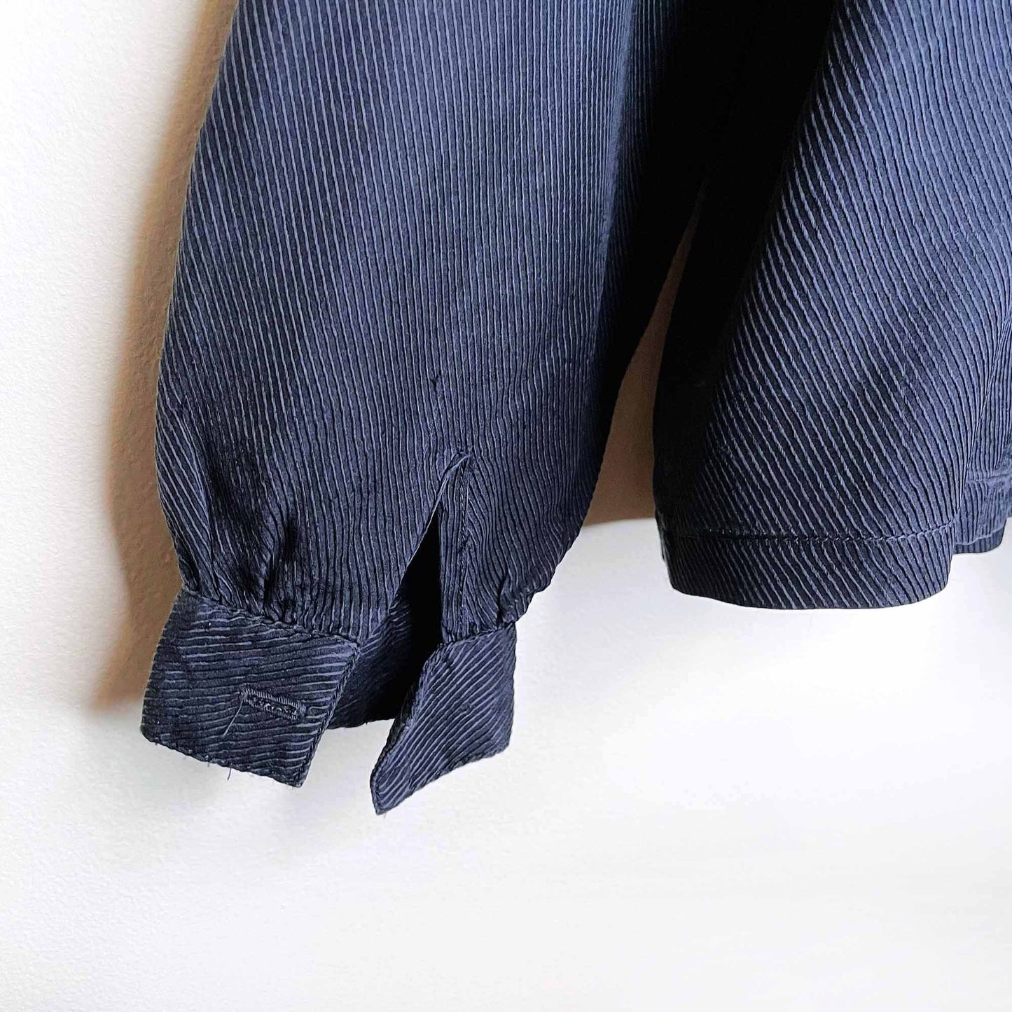 vintage singerie silk ruffle front blouse - size 6