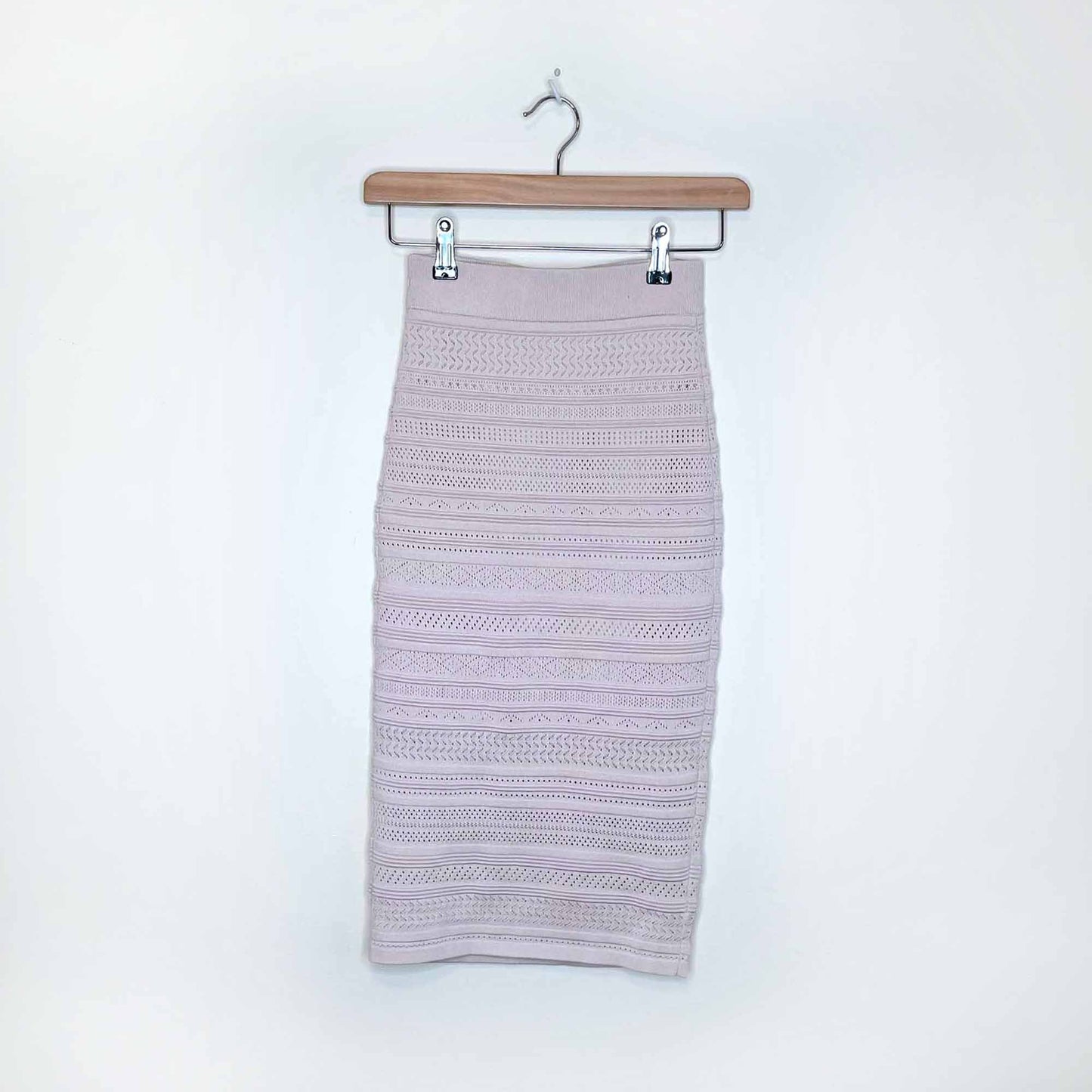 nwot babaton bodycon tube knit pencil skirt - size xxs