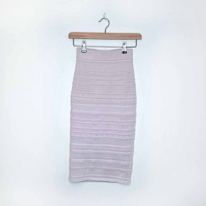 nwot babaton bodycon tube knit pencil skirt - size xxs