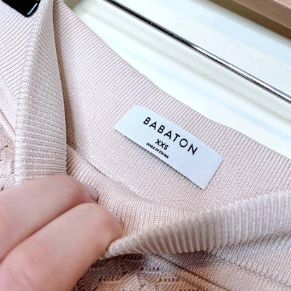 nwot babaton bodycon tube knit pencil skirt - size xxs