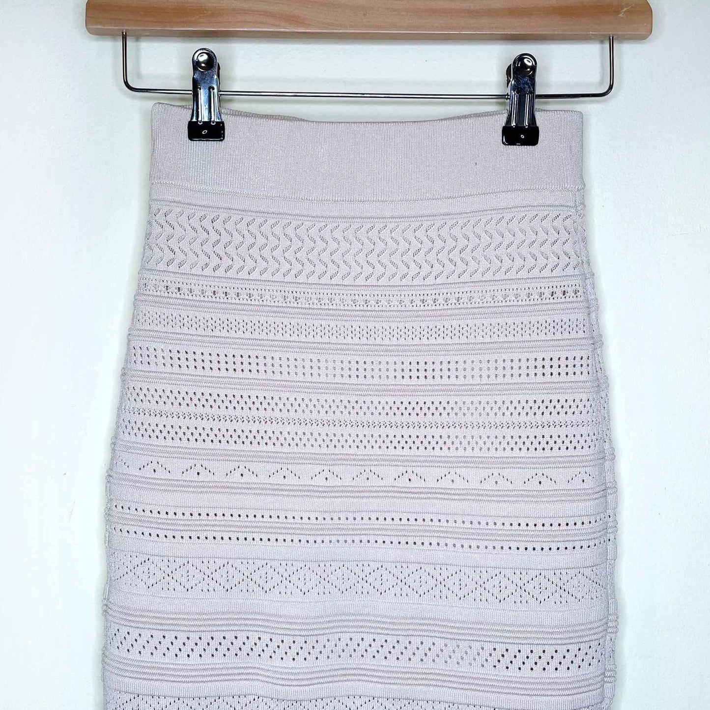 nwot babaton bodycon tube knit pencil skirt - size xxs