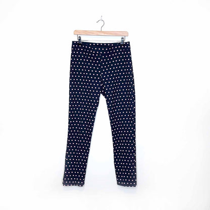 smythe stovepipe polka dot jacquard trousers - size 4/28