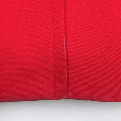 Smythe red wool pintucked short jacket - size 6