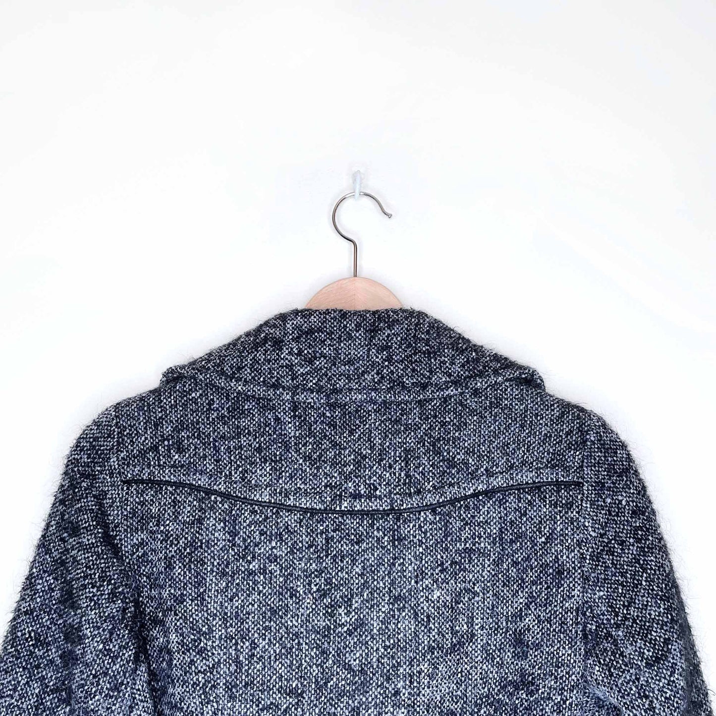 soia & kyo double breasted belted wool jacket - size small