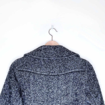 soia & kyo double breasted belted wool jacket - size small