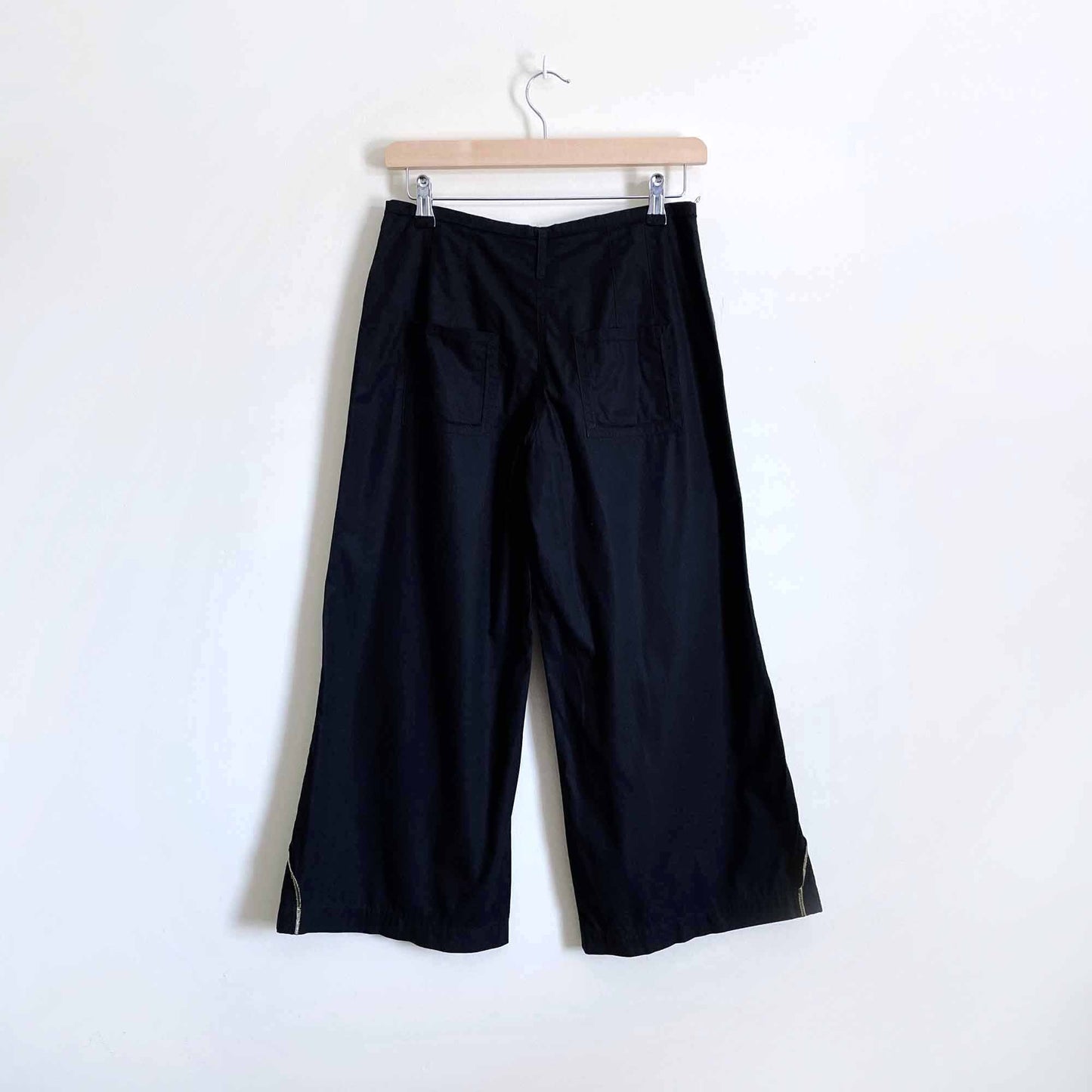 Vintage Sonia Rykiel high rise cropped pants with gold thread - size 36