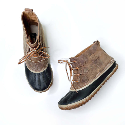 sorel out n about waterproof chelsea duck boot - size 8