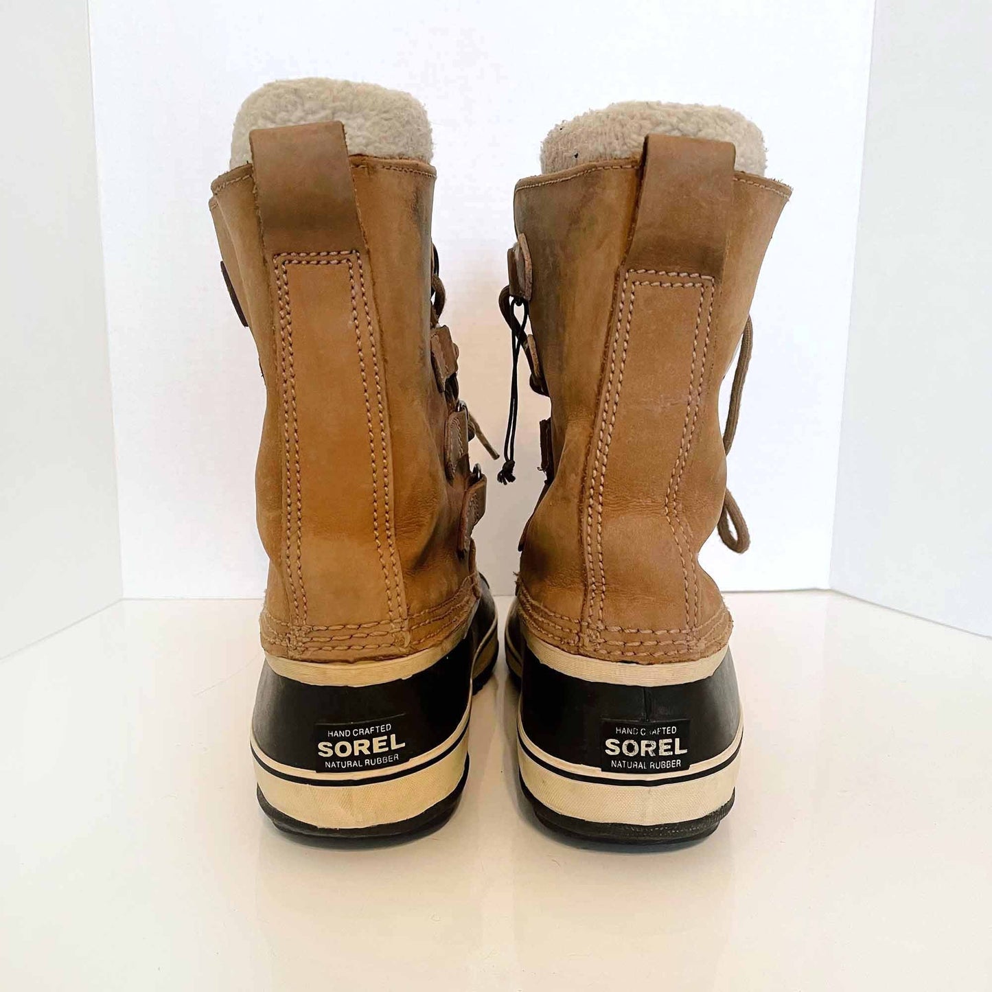 sorel 1964 pac waterproof leather snow boot - size 9.5 W
