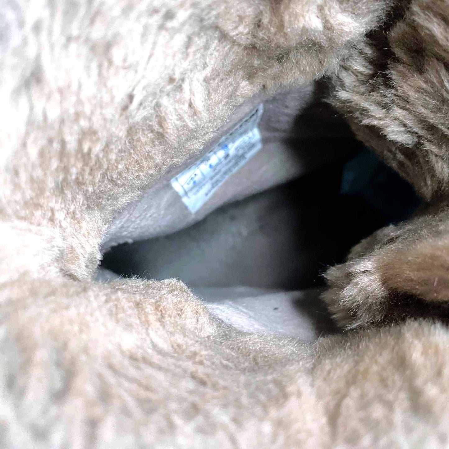 sorel brown leather winter boots with faux fur lining - size 8