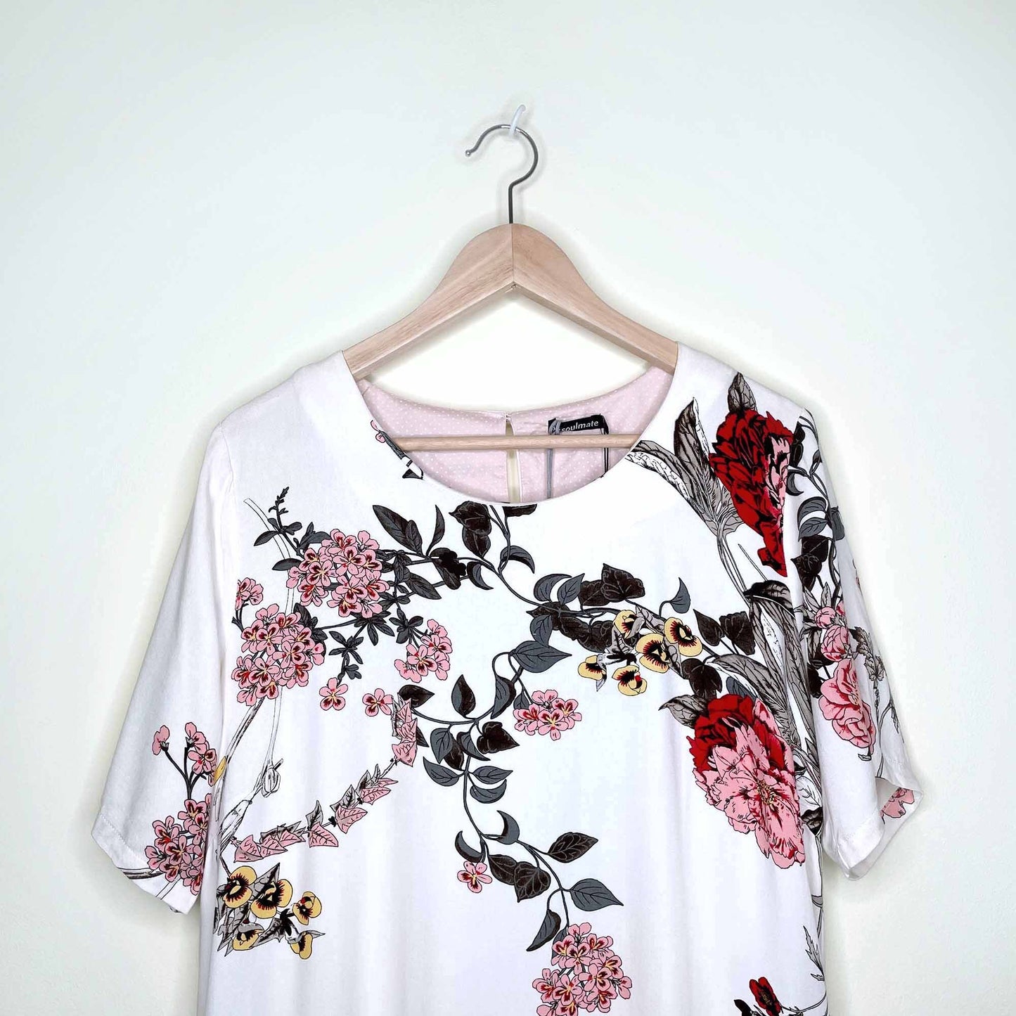 nwt soulmate pixi 2 japanese floral dress - size medium