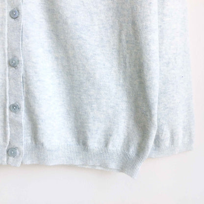 Sparrow crochet yoke cardigan with cashmere - size Medium