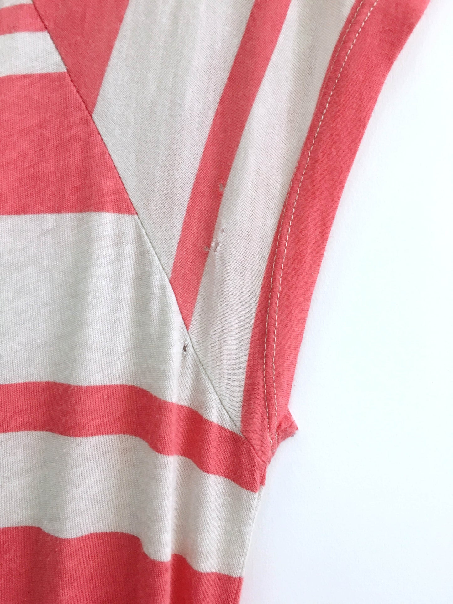Splendid Maritime Red Stripe Maxi Dress  - size Small