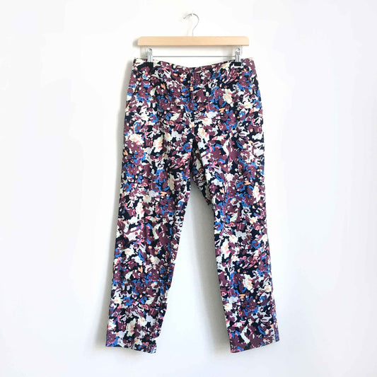 St. John tapered stretch crop trouser - size 6