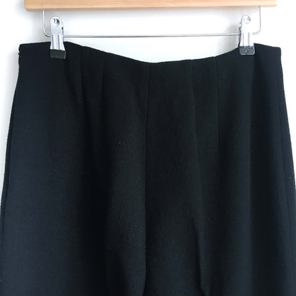 St John stretch wool crepe high waisted wide leg trouser - size 10