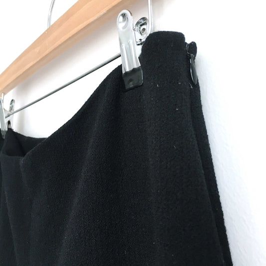 St John stretch wool crepe high waisted wide leg trouser - size 10