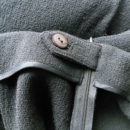 St John stretch wool crepe high waisted wide leg trouser - size 10