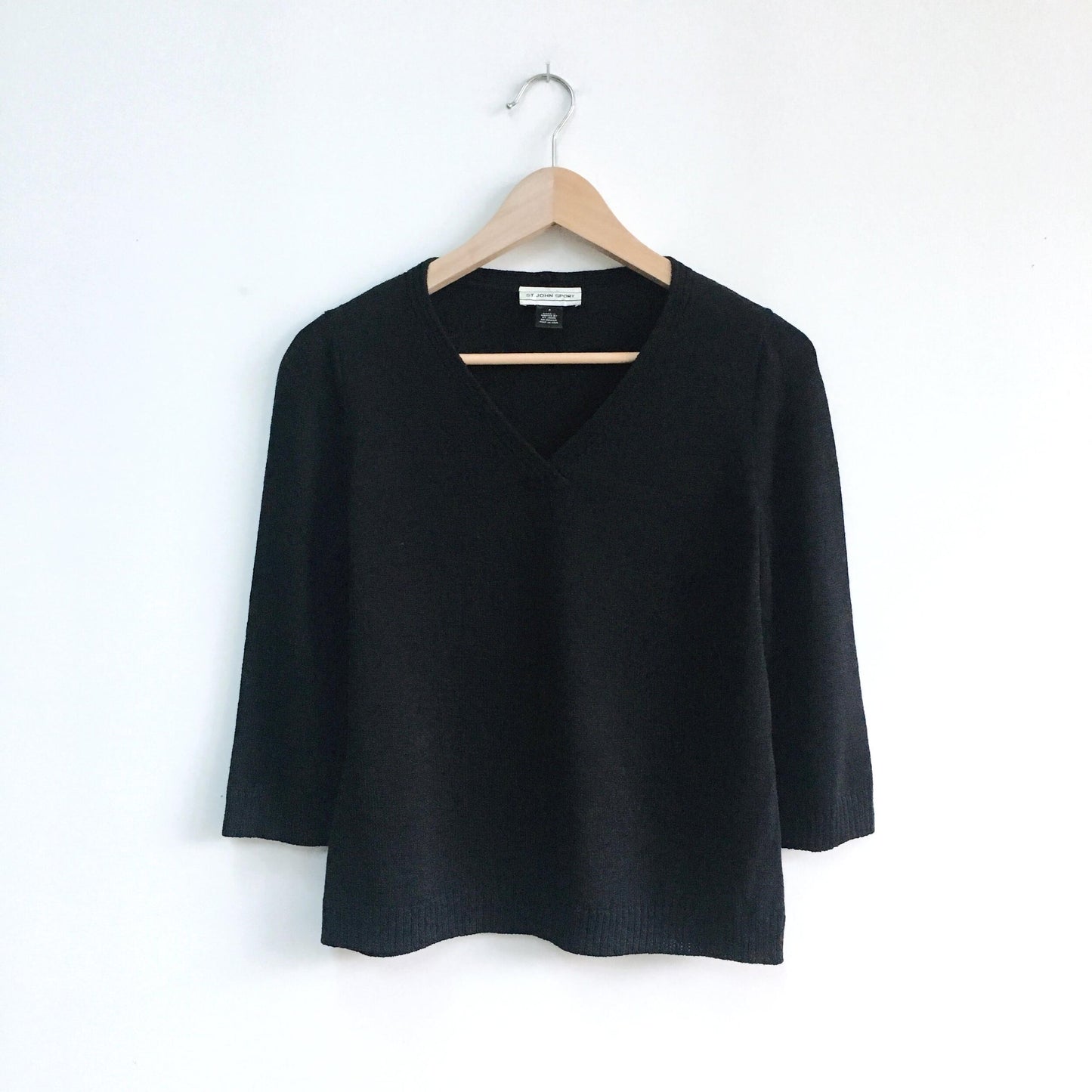 st. john sport wool jumper - size xs