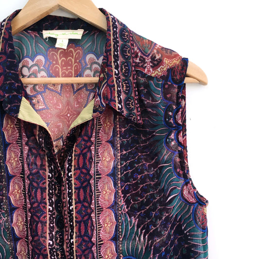 Staring at Stars Paisley Blouse - size Large