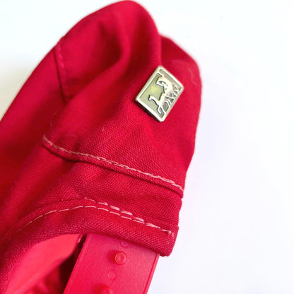 vintage stark's red flat cap - OS