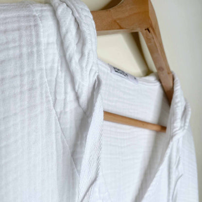 stateside super soft gauze poncho hoodie - size medium