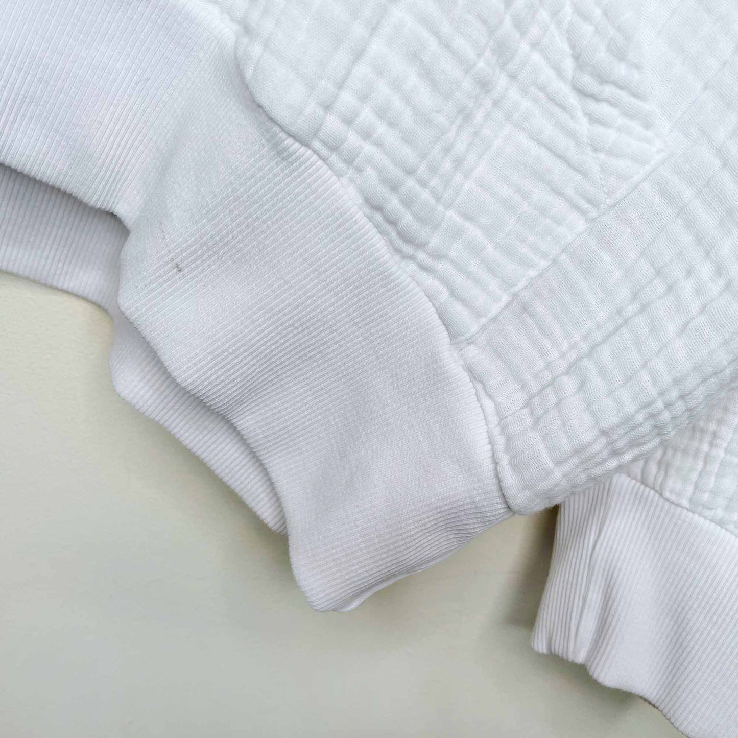 stateside super soft gauze poncho hoodie - size medium