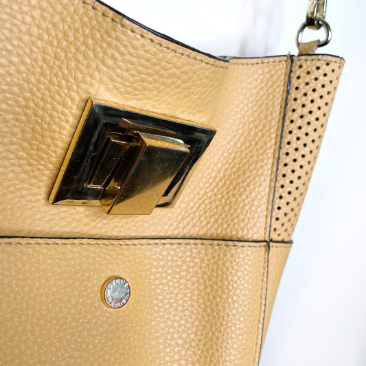 steve madden yellow bjayla bucket crossbody bag