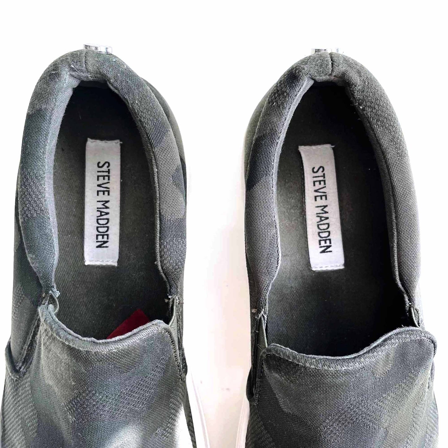 steve madden gills camo flatform sneakers - size 8.5