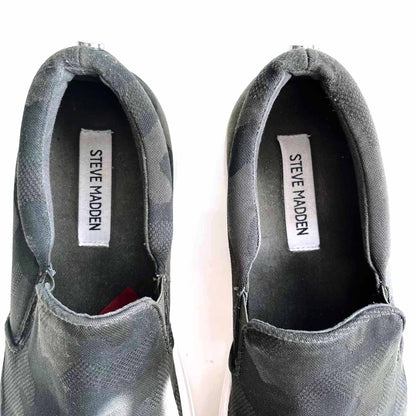 steve madden gills camo flatform sneakers - size 8.5