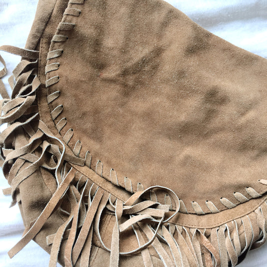 Steve Madden suede fringe boho bag