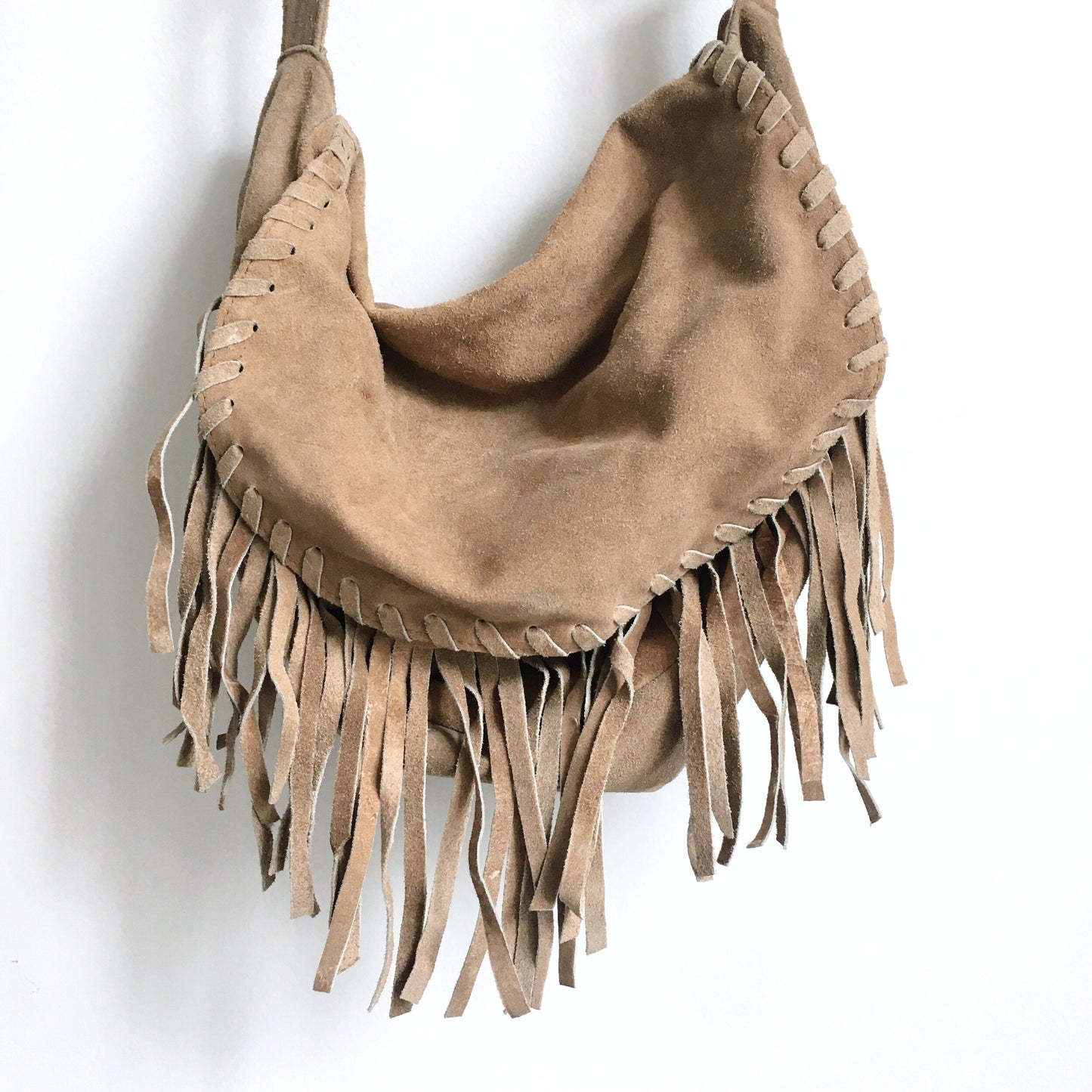Steve Madden suede fringe boho bag