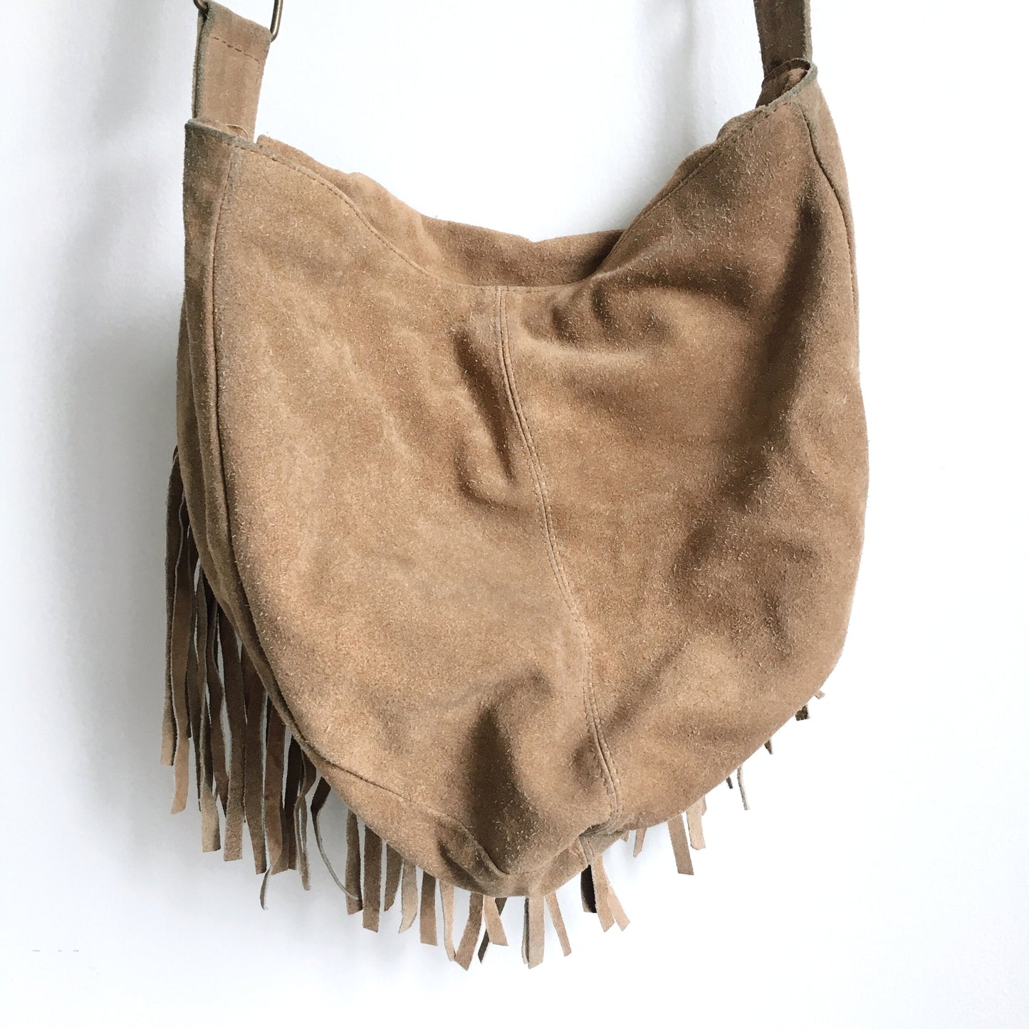 Steve Madden suede fringe boho bag