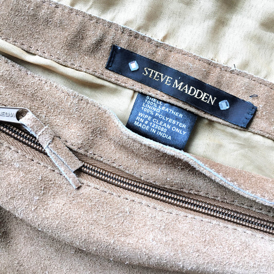 Steve Madden suede fringe boho bag