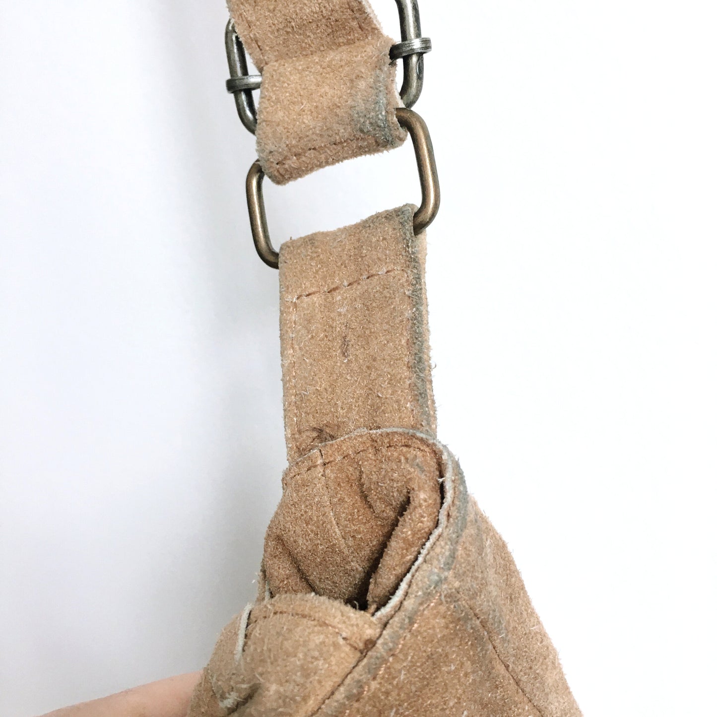 Steve Madden suede fringe boho bag