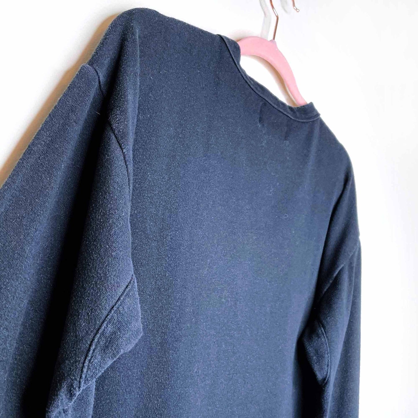 stussy black crewneck sweatshirt - size medium