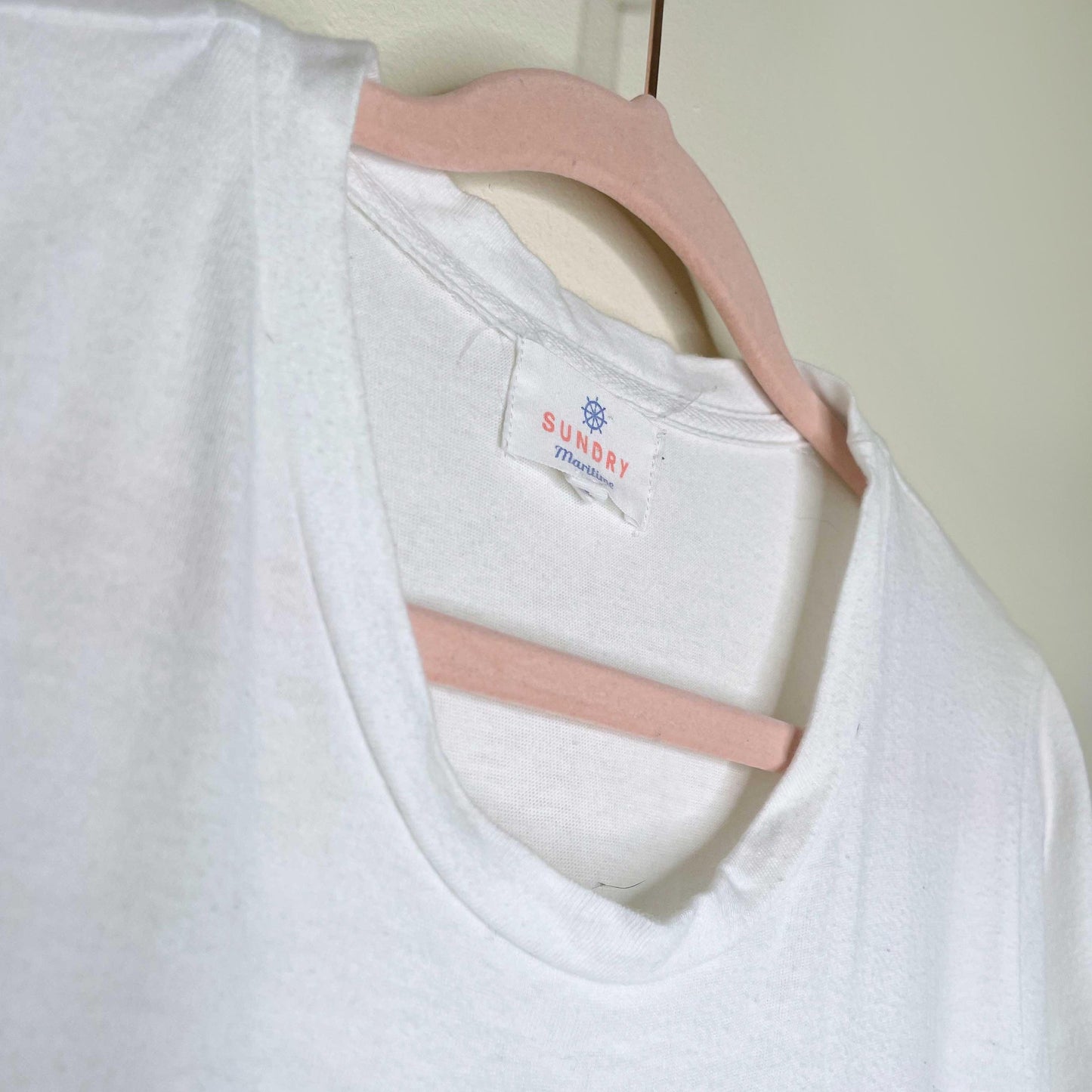 sundry maritime peace sign tee - size 2 (med)