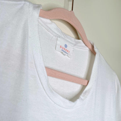 sundry maritime peace sign tee - size 2 (med)