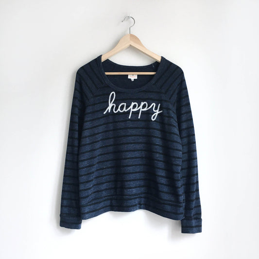 Sundry Happy Sweatshirt - size 2