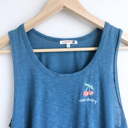 sundry mon cherry tank top - size 1