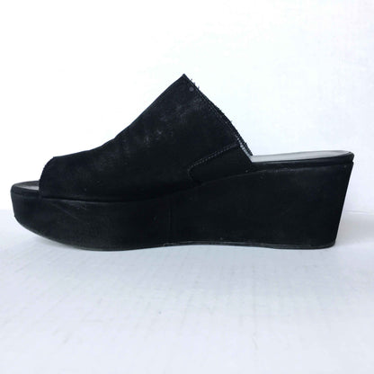 Stuart Weitzman Flatout leather platform Slides - size 8