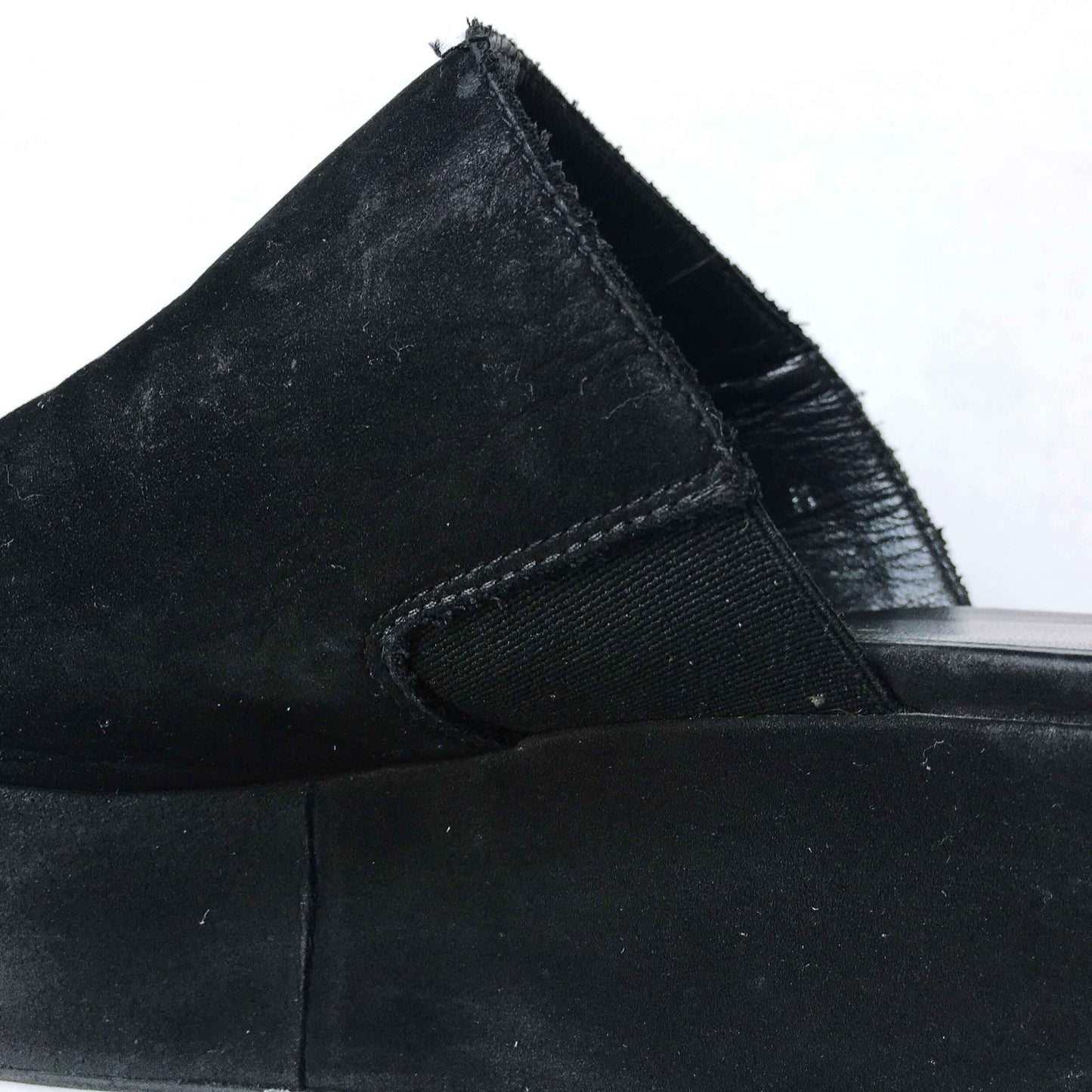 Stuart Weitzman Flatout leather platform Slides - size 8