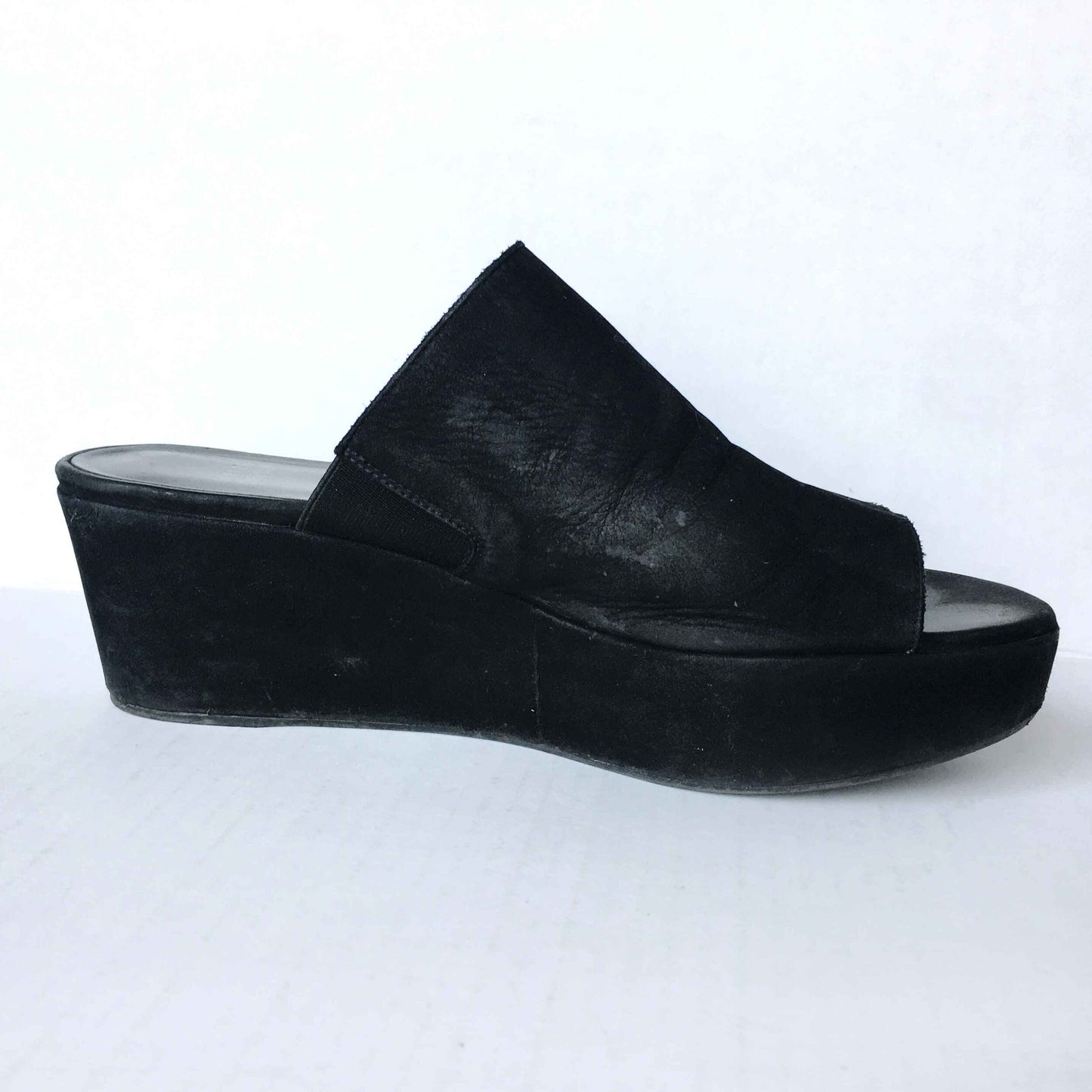 Stuart Weitzman Flatout leather platform Slides - size 8