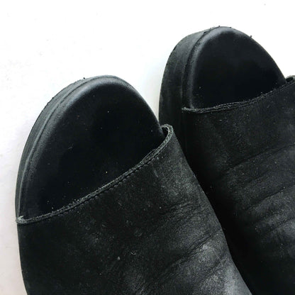 Stuart Weitzman Flatout leather platform Slides - size 8