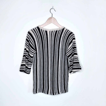 vintage minion pullover striped wool sweater - size 46