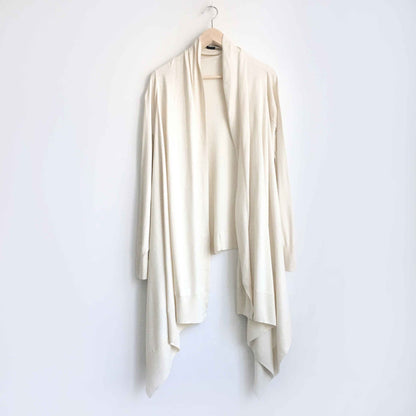 T. Babaton cashmere-silk Baldrick wrap cardigan - size Small
