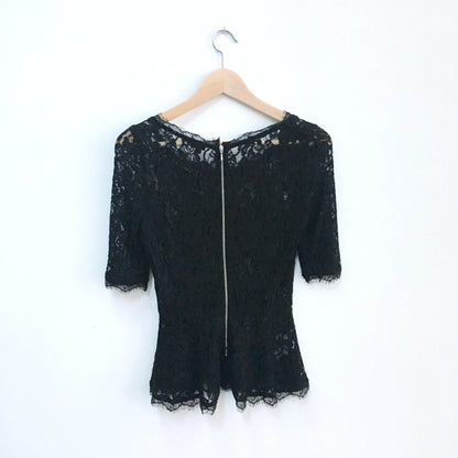 T Babaton Barrett peplum blouse - size Small