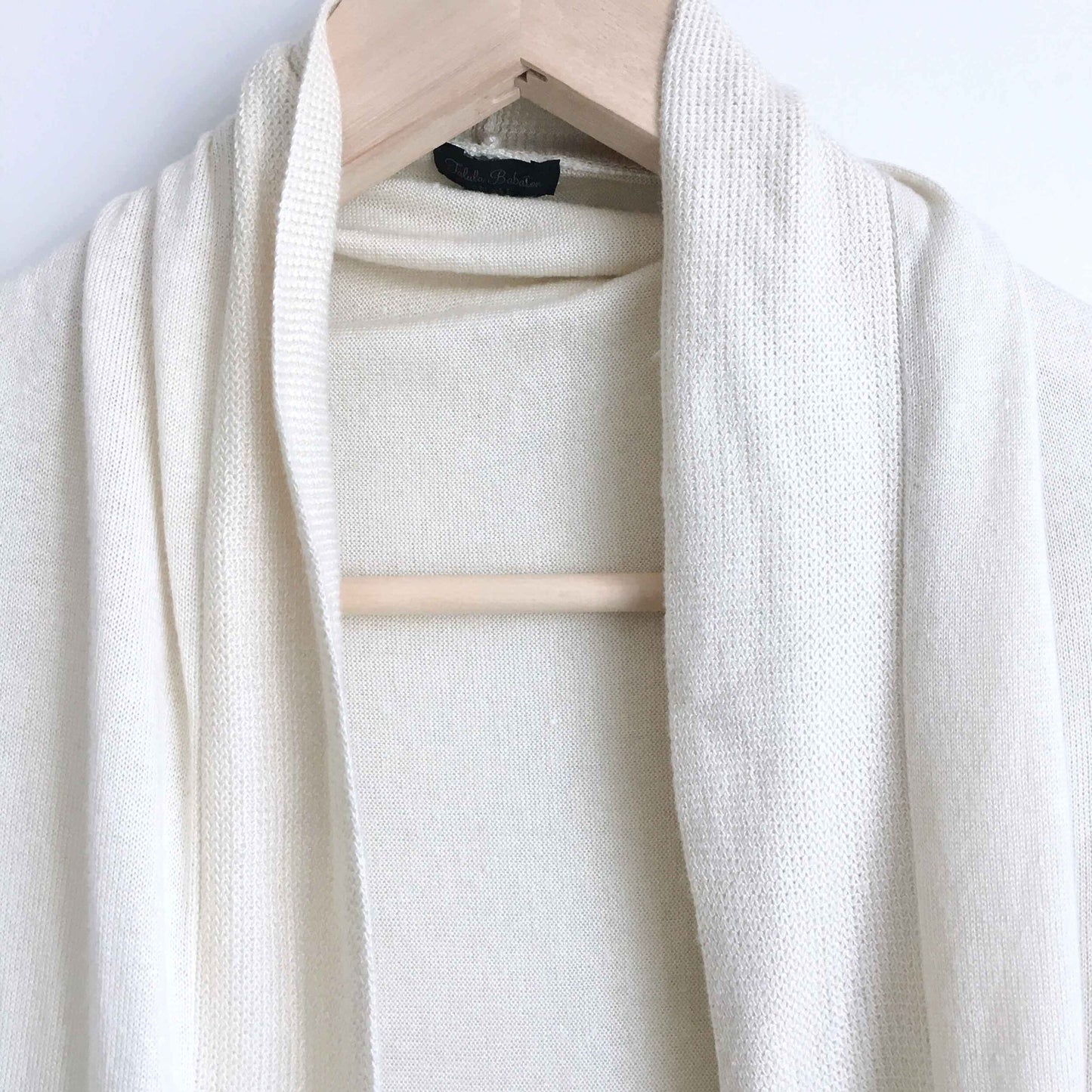 T. Babaton cashmere-silk Baldrick wrap cardigan - size Small