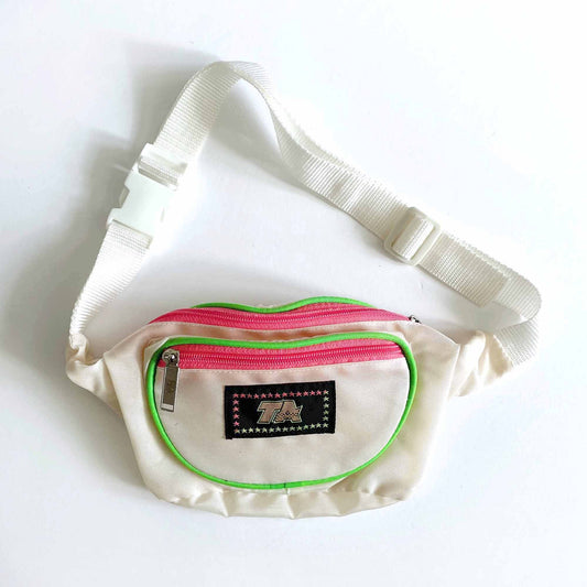 vintage 80's retro neon fanny pack