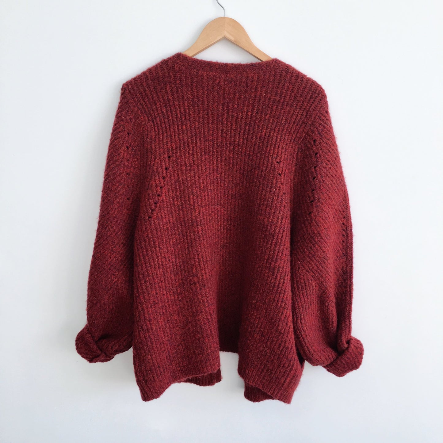 Tahari Balloon Sleeve Open Cardigan - size Medium